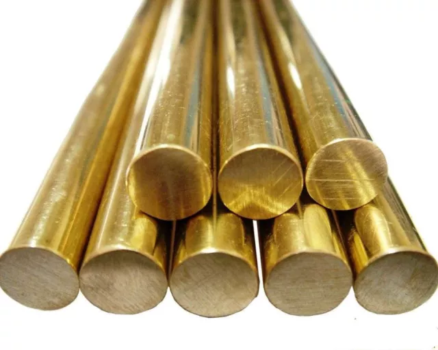 Diameter 6mm To 80mm T2 copper Round rod solid H59 brass Round rod 100/200mm 2