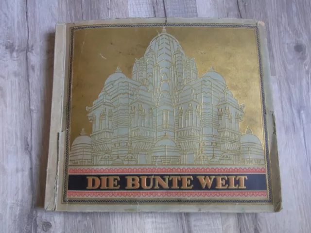 Zigaretten Sammelbilderalbum - DIE BUNTE WELT - von Jasmatzi Dresden vor 1945