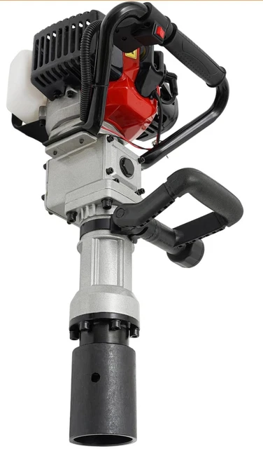 Gas-Powered Fence Post Driver – 32.7cc 2-Stroke, 900W, Hammer Action For Farm & Guardrail