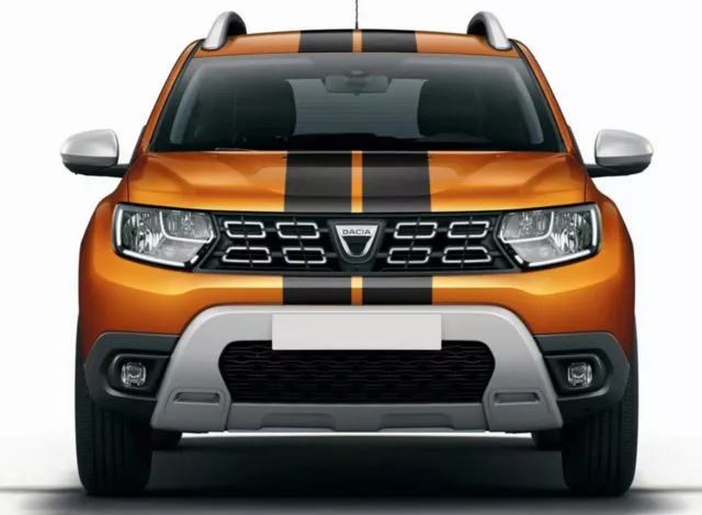 Double Bandes Racing Stripes Vinyl Decal pour DACIA Duster 2010 2019 BD800-13