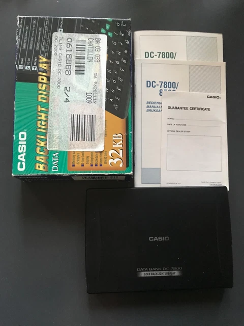 CASIO SF-5590SY DIGITAL Diary Pc Sync EUR 29,99 - ES CASIO SF-5590SY DIGITAL Diary Pc Sync EUR 29,99 - ES