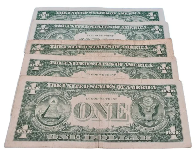 1935/1957 One Dollar Star Note Silver Certificate $1  Average Circ Blue Seal 2