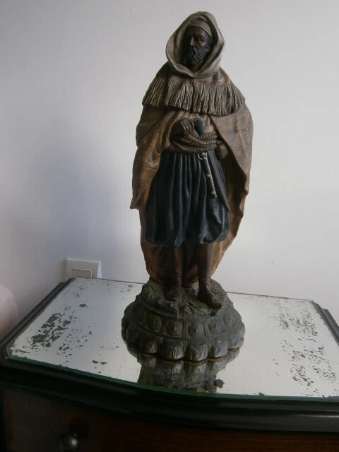Orientaliste de Bernard Bloch en terre cuite