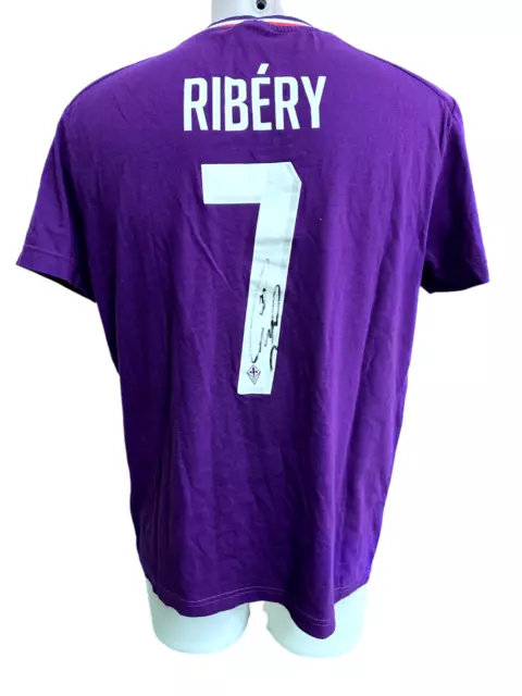 Maglia Fiorentina Ribery Autografata Signed No Match Worn Shirt Camiseta Coa