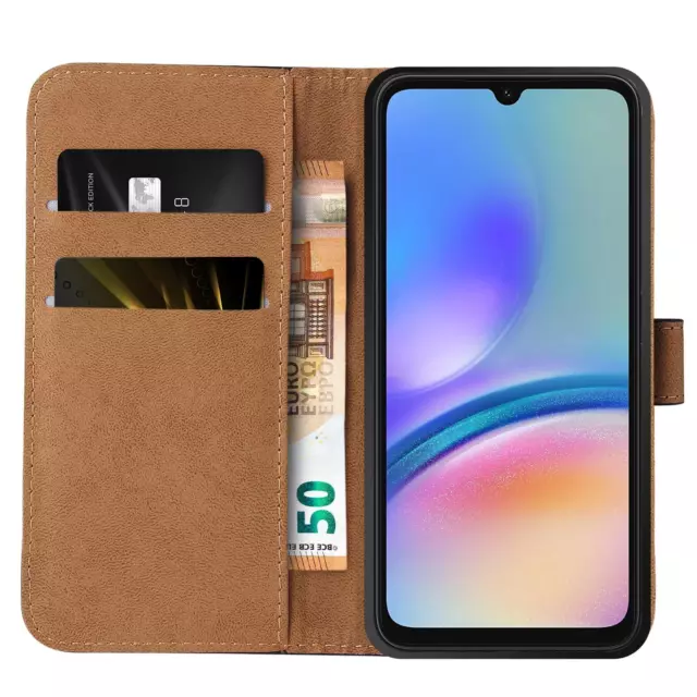 Handyhülle für Samsung Galaxy A05s Schutz Klapphülle Tasche Book Fliphülle Case 2