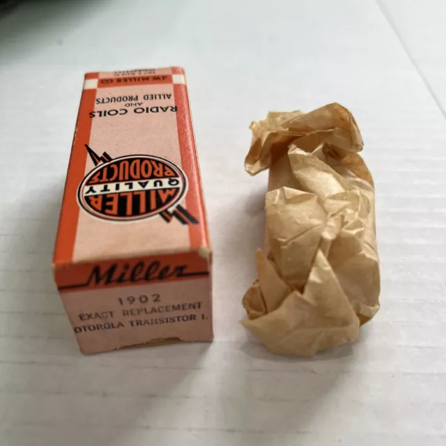 NOS NIB Miller 1902 For Motorola Transistor I.F. Coil 1/2"