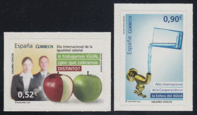 España Spain 4776/77 2013 Valores Cívicos MNH