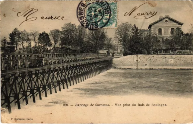 CPA Suresnes vue prise du Bois de Boulogne (1312916)