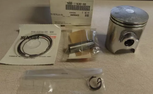 NOS Yamaha OEM Piston Kit Assy Std 1976-1980 DT100 1979-1983 MX100 558-11630-00