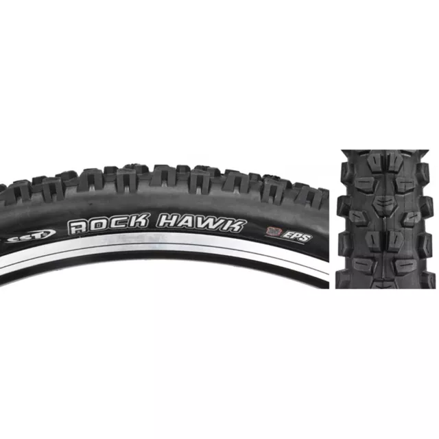 Cst Premium Rock Hawk Pneu 26x2.25 Acier Noir Perle MTB Montagne Trail XC 26 "