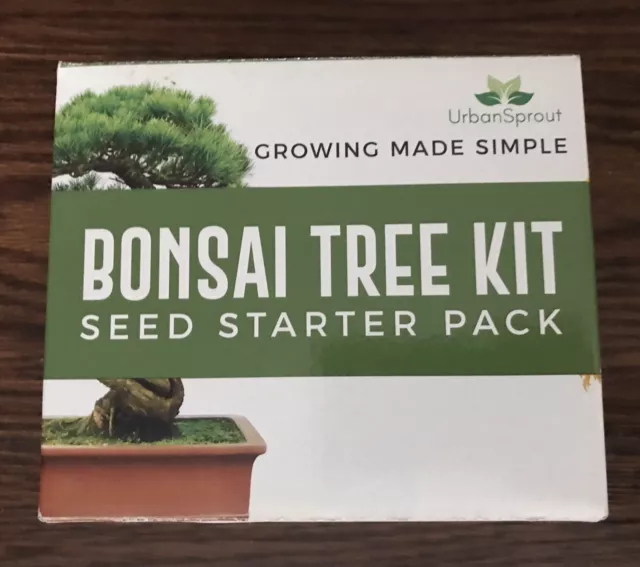 Urban Sprout Bonsai Tree Kit - Wachsen Sie Ihre eigenen Bäume aus Samen.