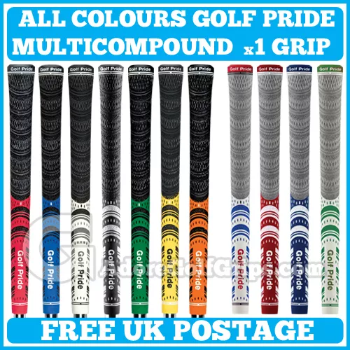 Golf Pride New Decade Multi Compound MultiCompound + Platinum - All Colours x 1