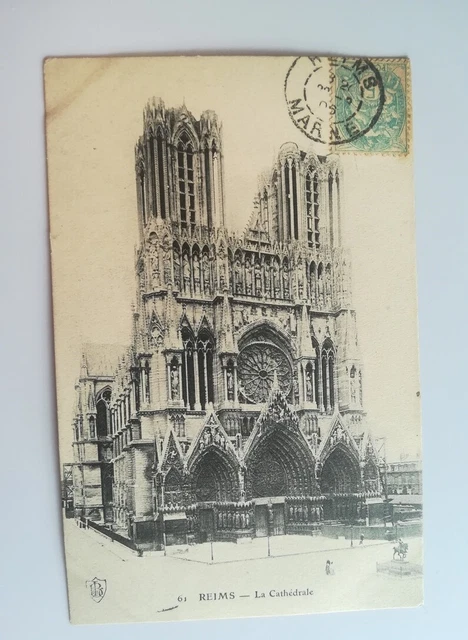 Cpa 51 Reims - La Cathedrale