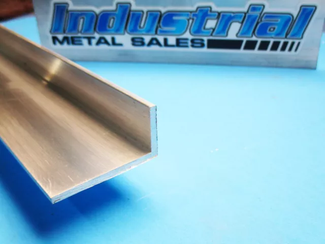 1" x 2" x 12" Long x 1/8" Thick 6063 T52 Aluminum Angle-- 1" x 2" x 1/8" Angle