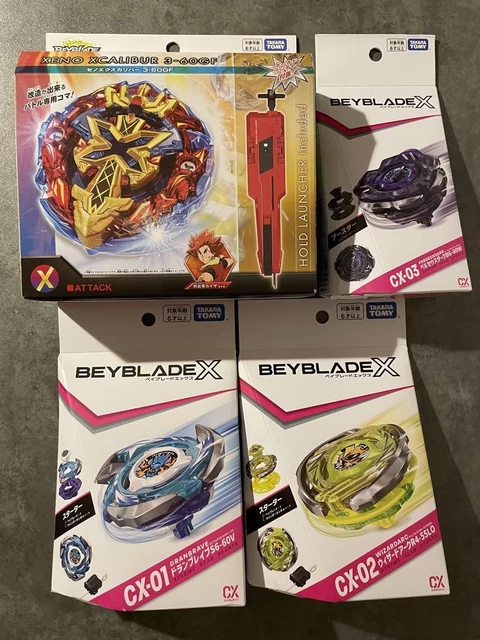 BEYBLADE X TAKARA Tomy BX-00 Starter Xeno Excalibur et 4 autres articles non ... EUR 213,12 BEYBLADE X TAKARA Tomy BX-00 Starter Xeno Excalibur et 4 autres articles non ... EUR 213,12