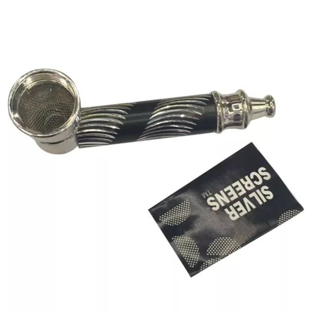 Pocket Pipe Smoking Herb/weeds/ Pipe Tobacco Pipe With Mesh Filter Mesh EEE