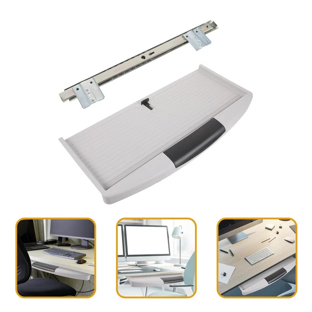 Duronic Cassetti E Piattaforma Per Tastiera DKTPX2 | Cassetto Sotto La Scrivania Per Tastiera E