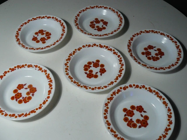6 Assiettes à dessert arcopal Lotus Vintage - Collection