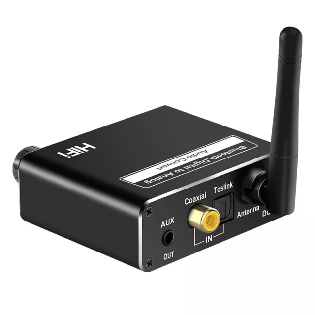 Convertidor DAC digital a analógico Bluetooth 5.0 con control remoto coaxial5952