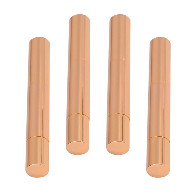 4 piezas delineador de ojos tubo vacío brillo labial