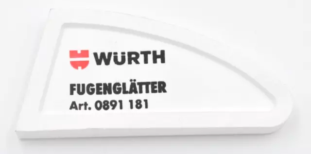 Würth Fugenglätter SANITÄR  Acryl Abzieher Fugenabzieher Fugengummi