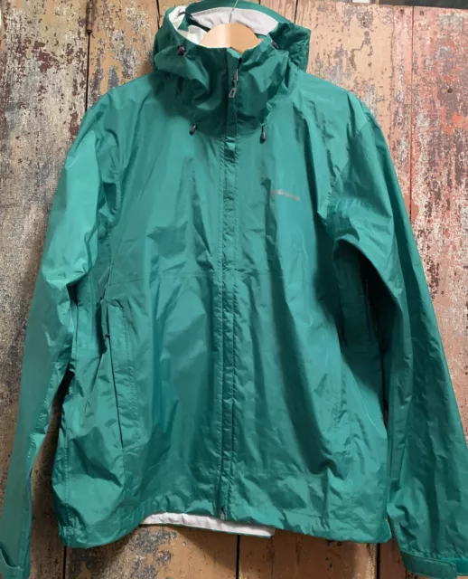 Patagonia H2no Torrentshell Hood Zip Rain Jacket Windbreaker Men’s XL Green EUC