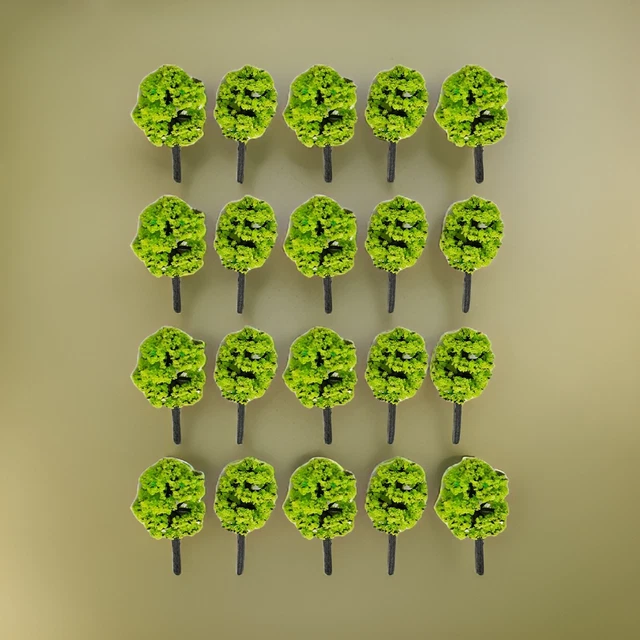 LOT DE 60 Arbres Miniatures Miniatures Pour Bricolage Et