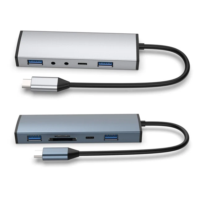 5 in 1 Laptop USB Type C Hub Multiport Adapter Docking Station with 3.0USB