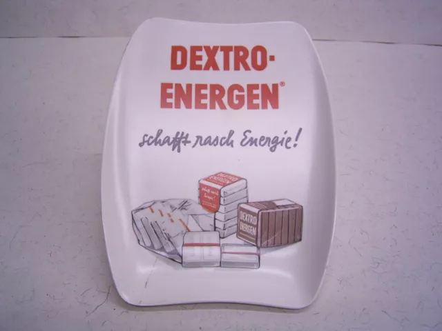 DEXTRO ENERGEN - SCHAFFT RASCH ENERGIE ! ZAHLTELLER: ORNAMIN MINDEN: 60er JAHRE