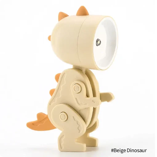MINI NIGHT LIGHT LED Cartoon Cute Desk Lamp Desktop Ornament Beige