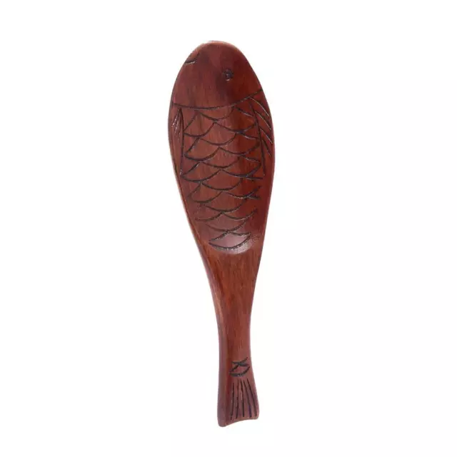 Kitchen Fish Shape Bamboo Cooking Utensil Dining Wooden Spoons Tableware