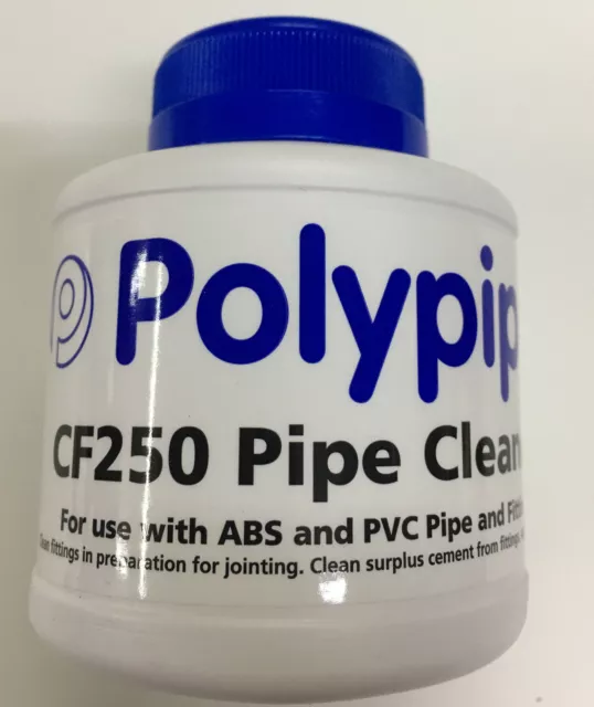 Polypipe CF250 Pipe Cleaner / Cleaning Fluid 250ml