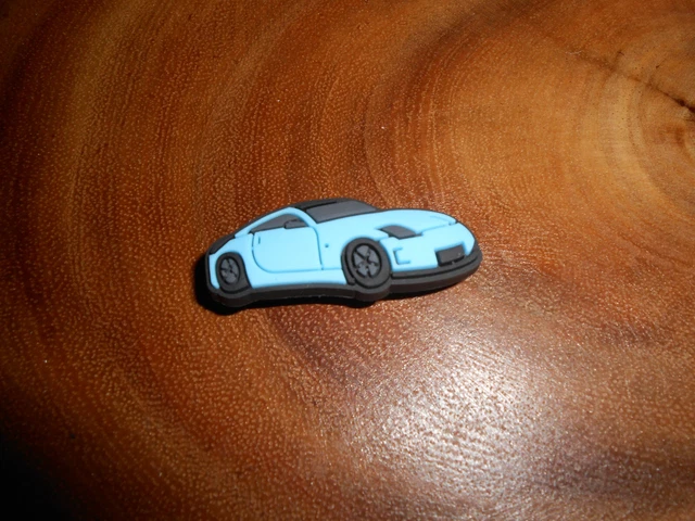 Shoe Charms For Crocs " Cars " Blue Car