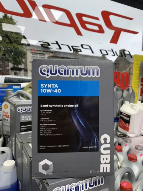 Quantum 10w40 Semi-Synthetic Blend Quantum Synta Motor Oil 5 Litre 5L