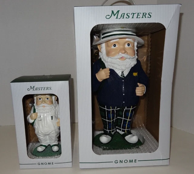 NEW 2024 MASTERS Augusta National Golf Gnome Bundle 1 Full Size & 1