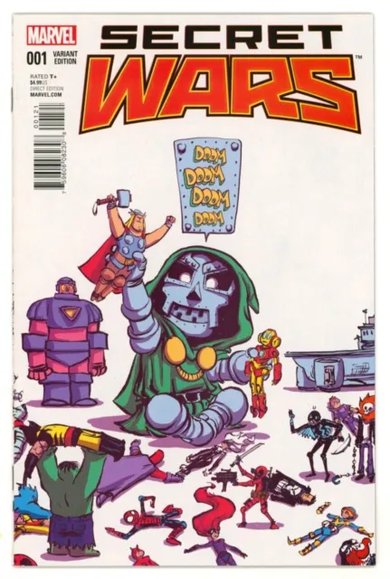 Marvel Comics SECRET WARS (2015) #1 SKOTTIE YOUNG Variant Cover NM