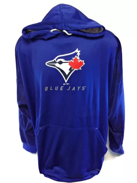 Mens Majestic Therma Base Toronto Blue Jays MLB Armour Pullover Baseball Hoodie