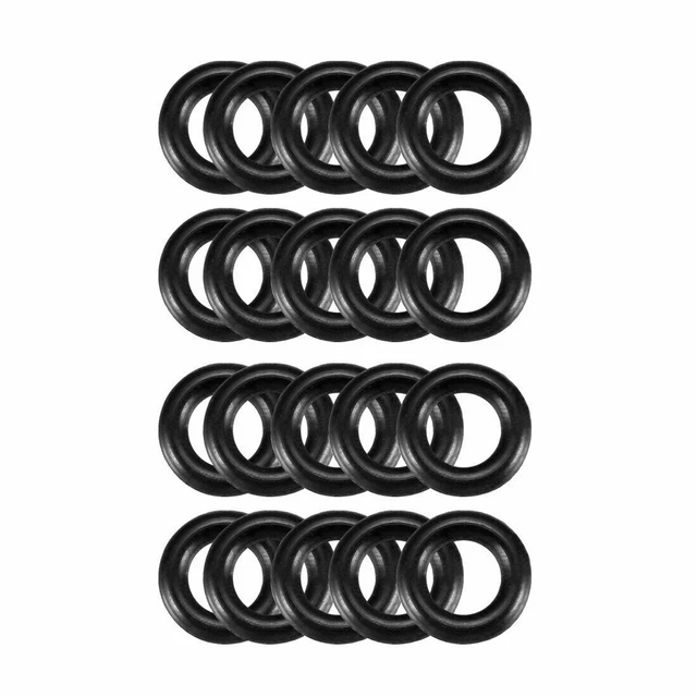 20pcs Black Nitrile Butadiene Rubber NBR O-Ring 4.5mm Inner Dia 2mm Width ✦KD