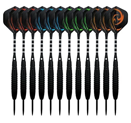 Waalvis Lot de 12 Pièces Fléchettes23 Grammes Flechettes Set with Pointe en A...