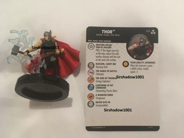 Heroclix Thor 031 Marvel Avengers War of the Realms Rare
