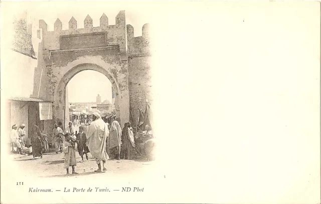 Carte Postale Afrique Tunisie Kairouan La Porte De Tunis