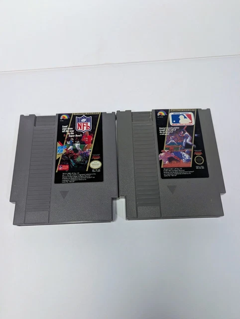Major League Baseball MLB - NFL - Nintendo Entertainment System NES - testato