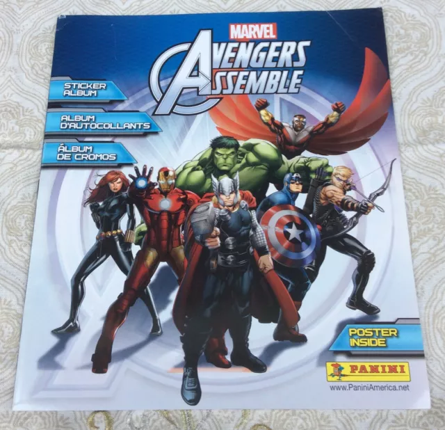 Marvels Avengers Assemble Panini 2012 A Very Rare Set Of All 192 Stickers
