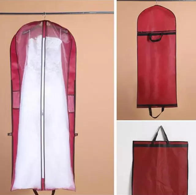 Breathable Long Bridesmaids Wedding Dress Cover Travel Garment Storage Bag