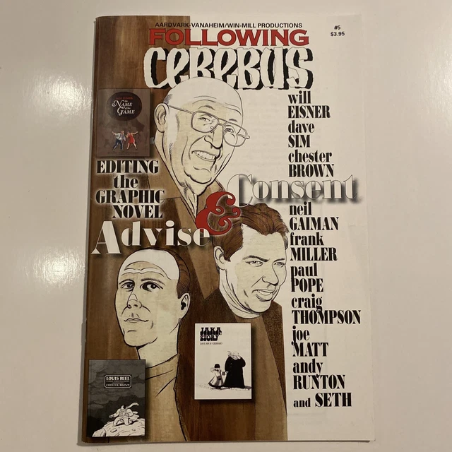 * Following Cerebus Magazine # 5 * Dave Sim 2005 Win-Mill / Aardvark … VF (8.0)