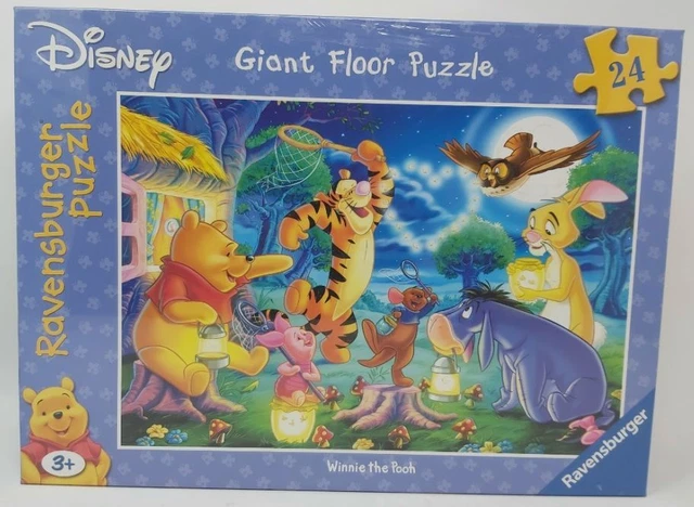 GIANT FLOOR PUZZLE Ravensburger pezzi 24 Disney "Winnie the Pooh a ...
