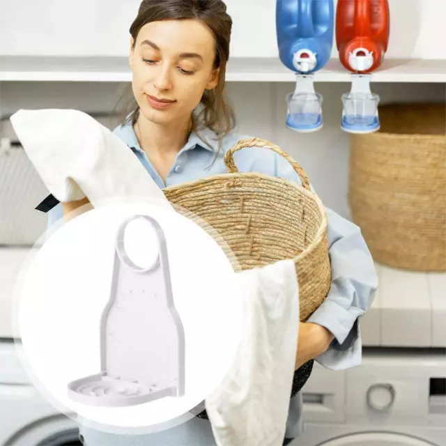 Laundry Detergent Cup Holder Drip Catcher Laundry Soaps Bath Stations P6M4