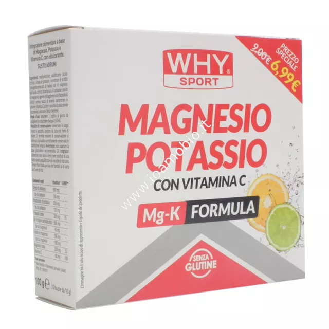 Why Sport Magnesio Potassio - Bustine gusto Agrumi