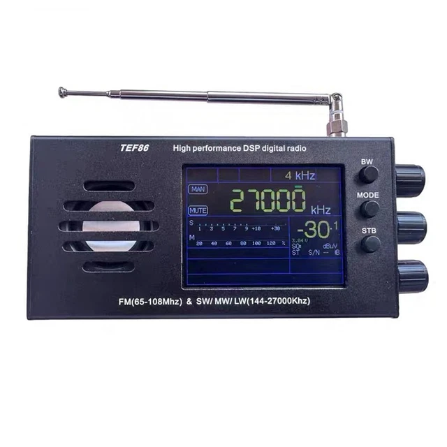 Radio numérique portable portable TEF86 FM SWMWLW qualité son et signal clair
