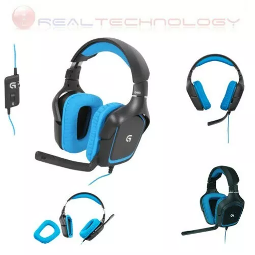 LOGITECH G430 Auriculares Gaming con Micrófono De Juego Dolby Surround 7.1 De PC